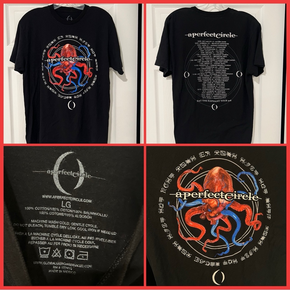 A Perfect Circle T-Shirt Size Large